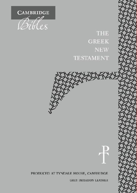 $36.19 – Hot deal, don’t wait! – The Greek New Testament, Grey Imitation Leather TH512:NT: Produced at Tyndale House, Cambridge | Cambridge University Press | Books | STORE 24 HOURS