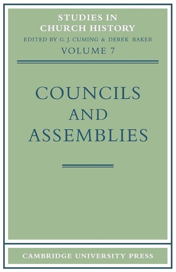 $37.99 – Grab this hot item – buy now! – Councils and Assemblies (Studies in Church History, Series Number 7) | Cambridge University Press | Books | STORE 24 HOURS
