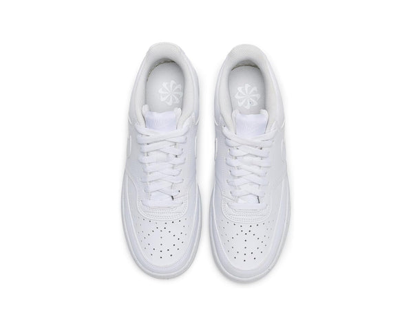 Nike court vision low white white