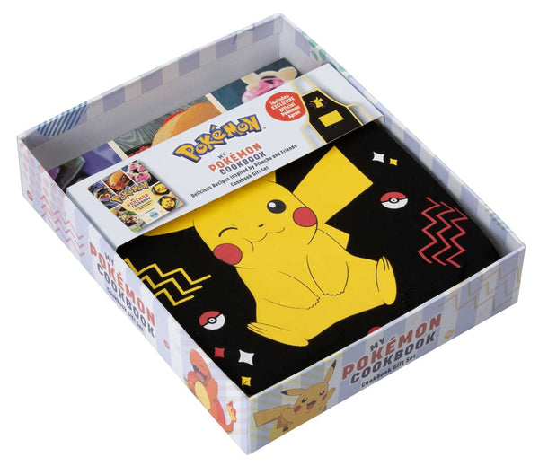 Grab it now for $16.39! – My Pokémon Cookbook Gift Set [Apron]: Delicious Recipes Inspired by Pikachu and Friends (Gaming) | Insight Editions | Books | STORE 24 HOURS