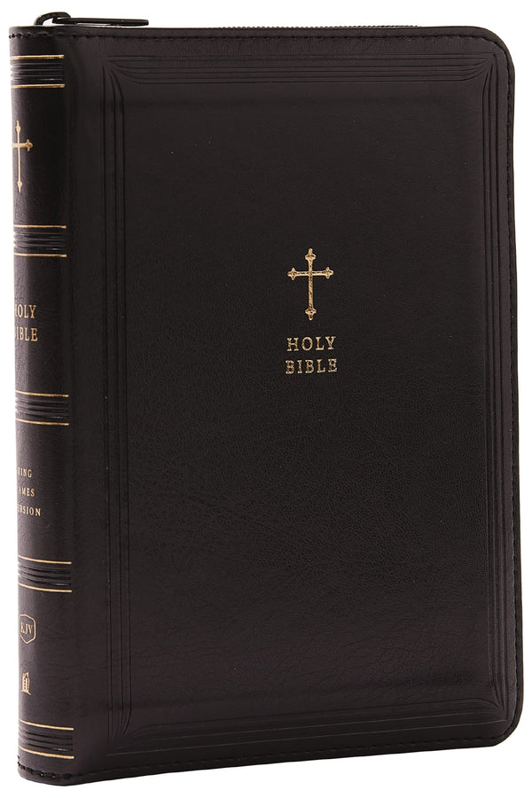 $27.38 – Hot item, shop now! – KJV Holy Bible: Compact with 43,000 Cross References, Black Leathersoft with zipper, Red Letter, Comfort Print: King James Version | Thomas Nelson | Books | STORE 24 HOURS