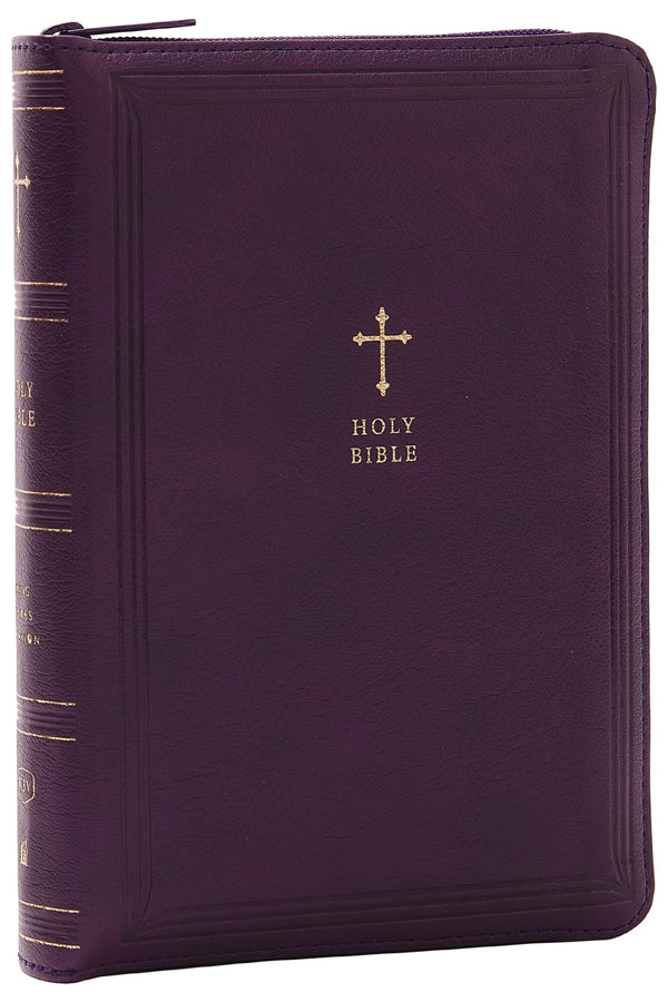 $16.99 – Limited offer – grab it now! – KJV Holy Bible: Compact with 43,000 Cross References, Purple Leathersoft with zipper, Red Letter, Comfort Print: King James Version | Thomas Nelson | Books | STORE 24 HOURS