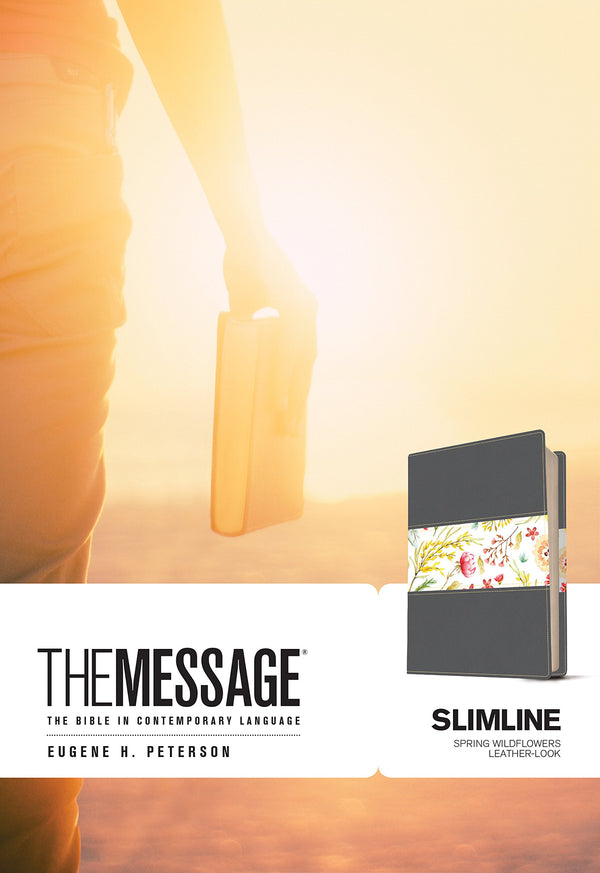$29.45 – Grab yours instantly – hot item! – The Message Slimline (Leather-Look, Spring Wildflowers): The Bible in Contemporary Language | NavPress | Books | STORE 24 HOURS