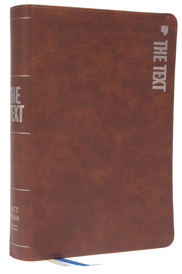 $19.75 – Grab this deal today – limited offer! – The TEXT Bible: Uncover the message between God, humanity, and you (NET, Brown Leathersoft, Comfort Print) | Thomas Nelson | Books | STORE 24 HOURS