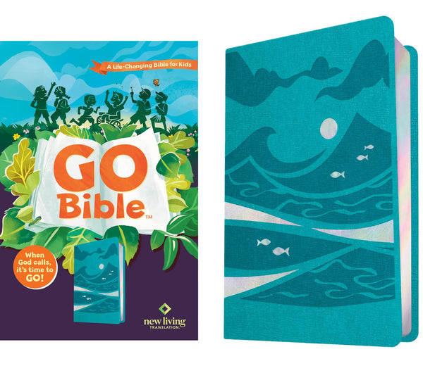 $28.48 – Hot & trendy, order fast! – NLT GO Bible for Kids (LeatherLike, Teal Ocean): A Life-Changing Bible for Kids | Tyndale Kids | Books | STORE 24 HOURS