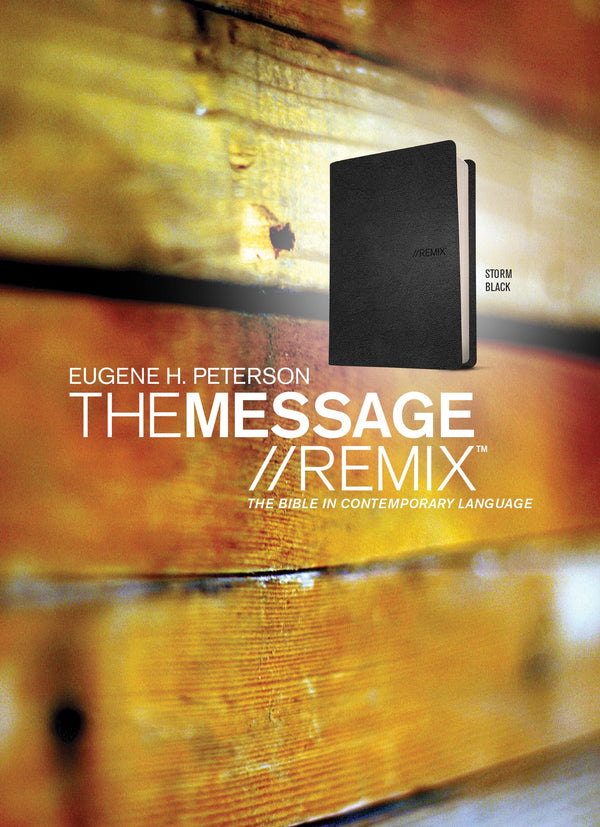 $28.53 – Order now! – The Message//REMIX (Leather-Look, Black): The Bible in Contemporary Language | NavPress | Books | STORE 24 HOURS